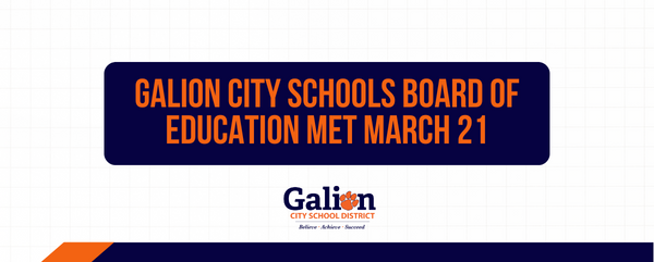 Galion City Schools Board of Education Met March 21