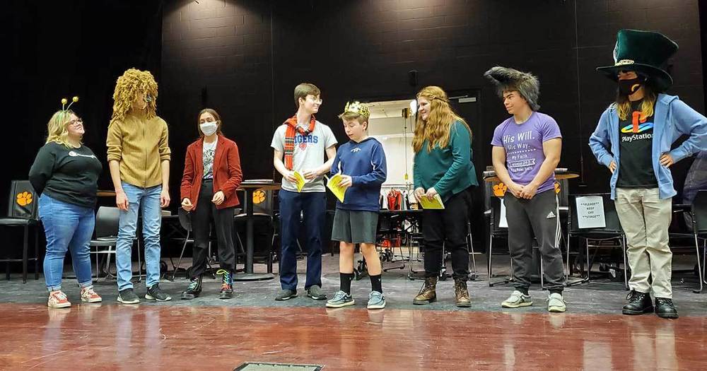 GHS Performing Arts rehearsal