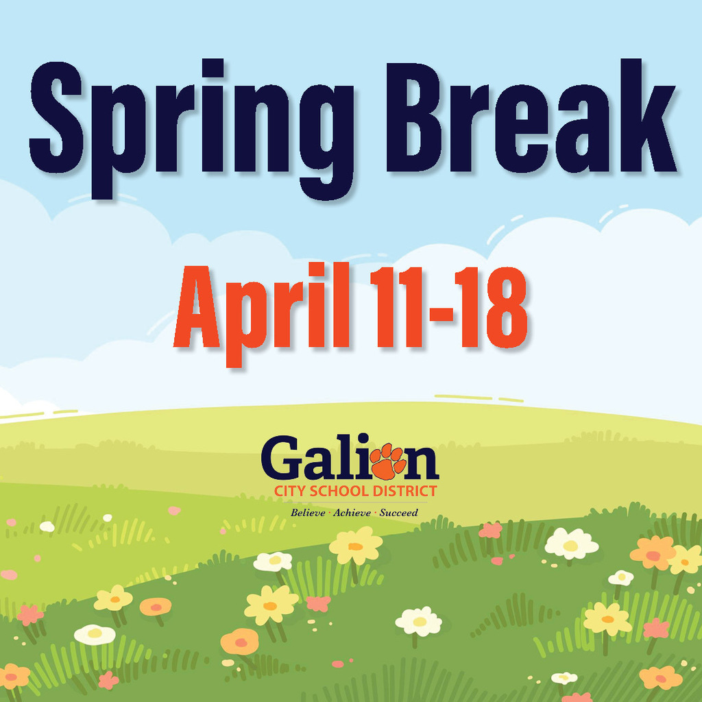 Spring Break April 11-18