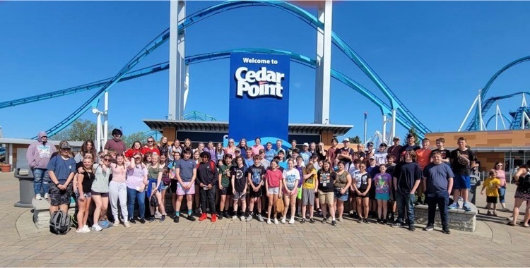 8th grade Cedar Point trip 2022