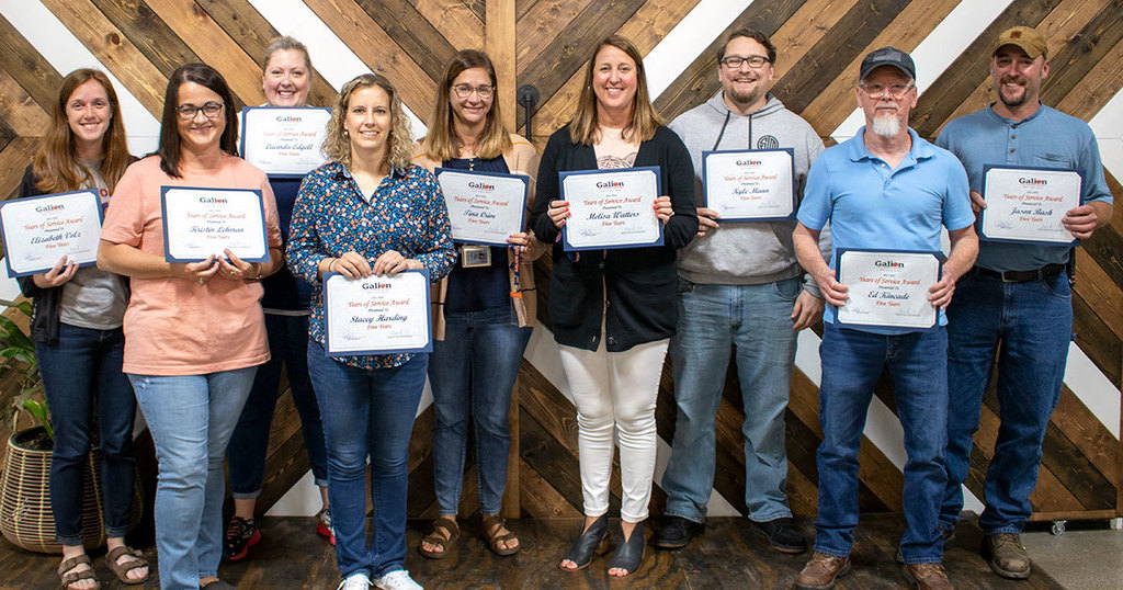 gcs 2022 5 year staff awards