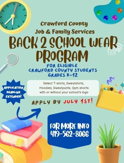 back 2 school wear program