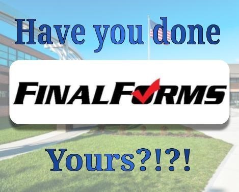Final Forms - Have you done yours?