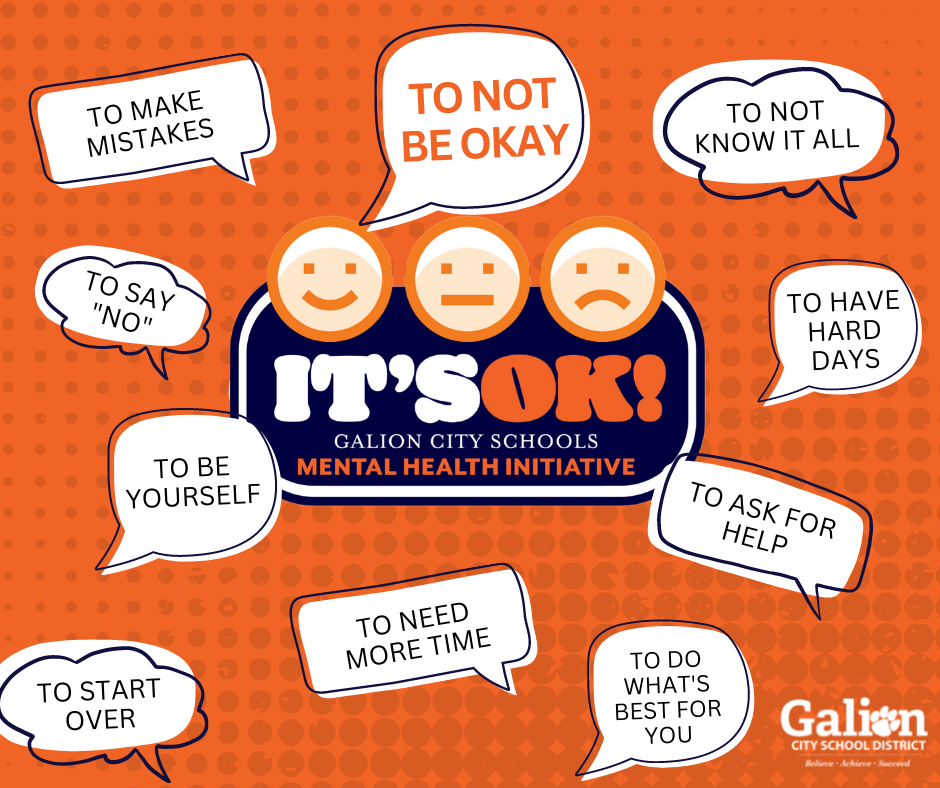 It's okay to not be okay graphic
