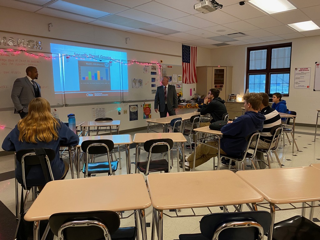 Guest speaker presenting to class