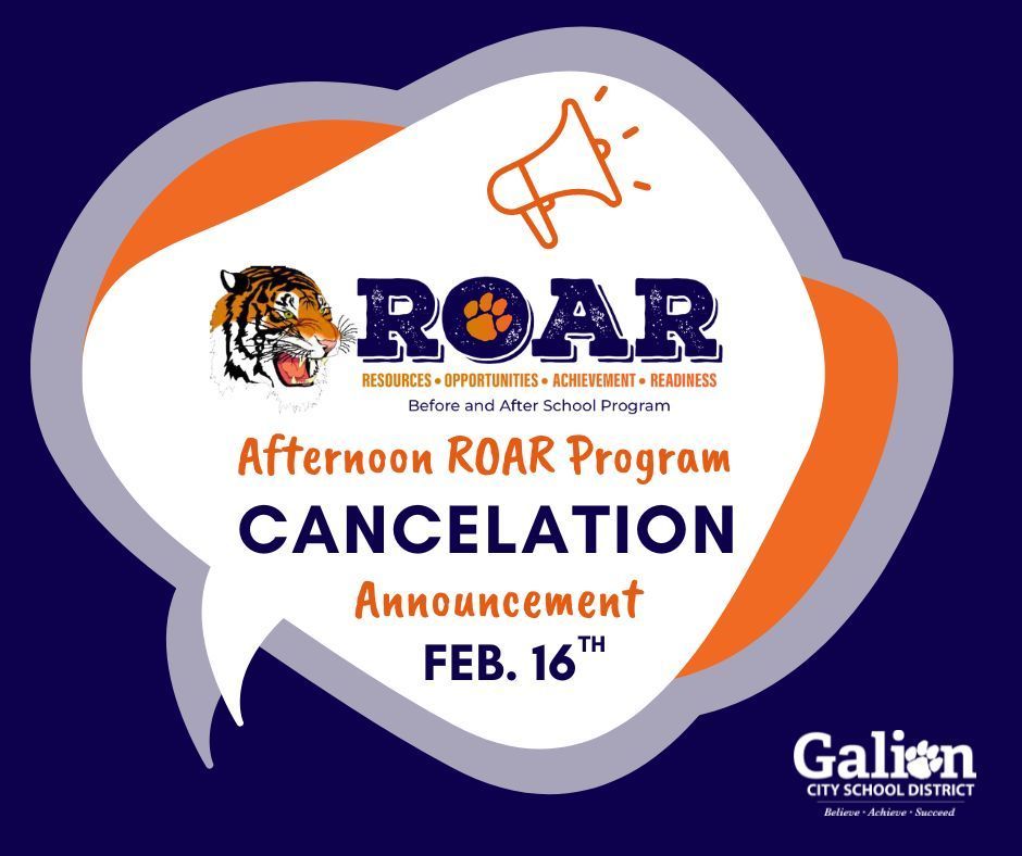 ROAR Cancelation sign