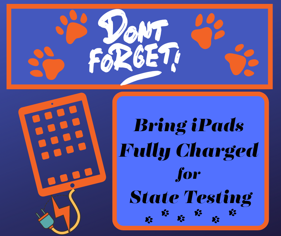 Don't Forget Charge iPad