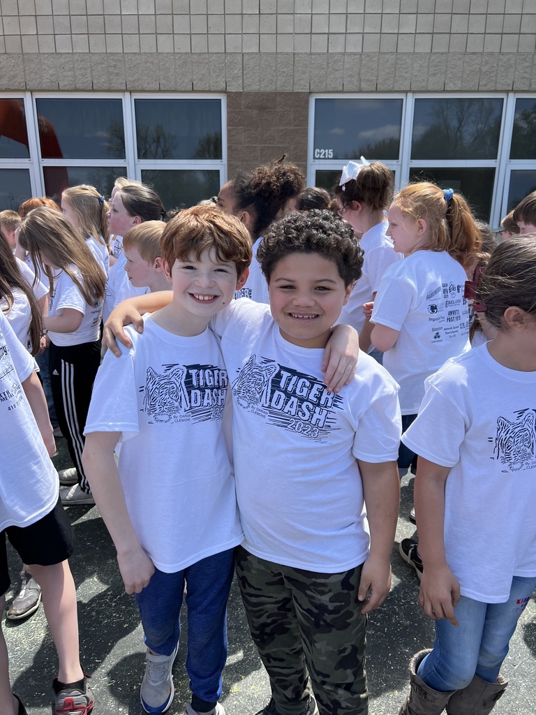 Students posed for photos